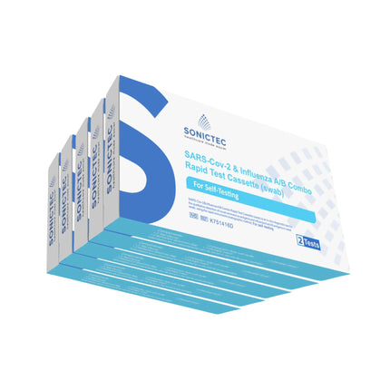 Sonictec Influenza A/B & Covid-19 Rapid Antigen Test Combo (Swab)