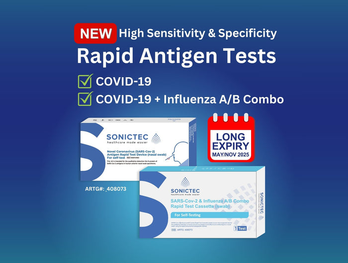 Sonictec Rapid Antigen Test Kits mobile collection banner