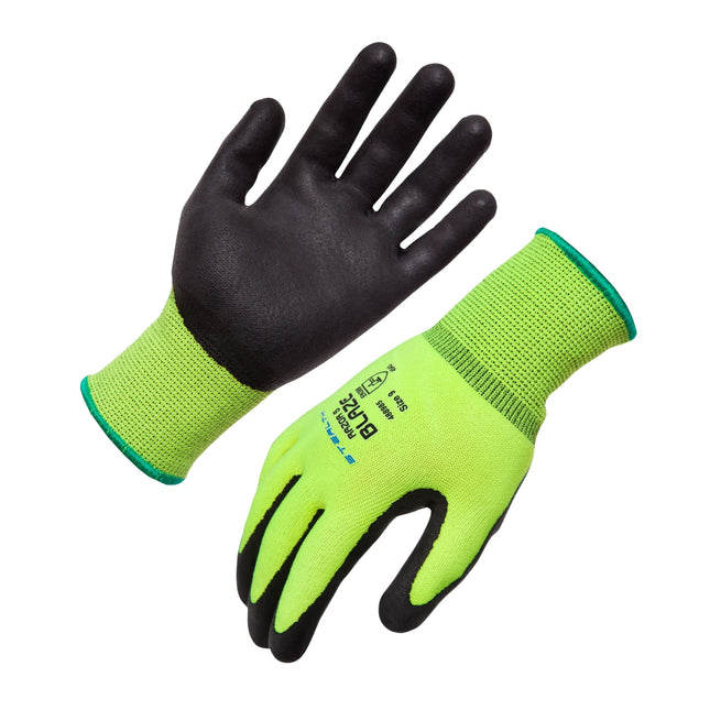 Stealth Razor 5 Blaze - Cut 5 Nitrile Palm - Gloves