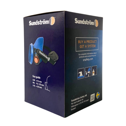 Sundström SR100 Half Face Respirator Mask Box