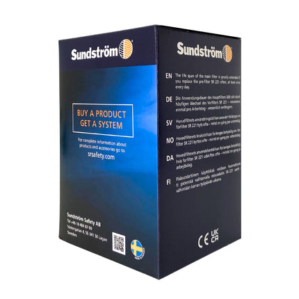Sundström SR 221 Pre-filter Box Back