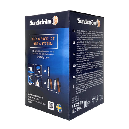 Sundström SR510 P3 Particle Filter Box
