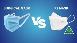 Surgical mask vs. P2 mask