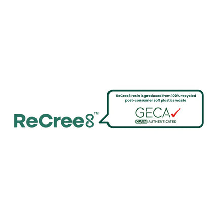ReCrees logo with GECA certification