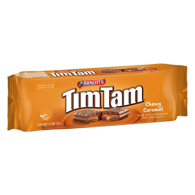 TimTam chewy caramel chocolate biscuit