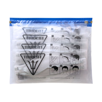Trident P2 Level 3 Headband Respirator Back