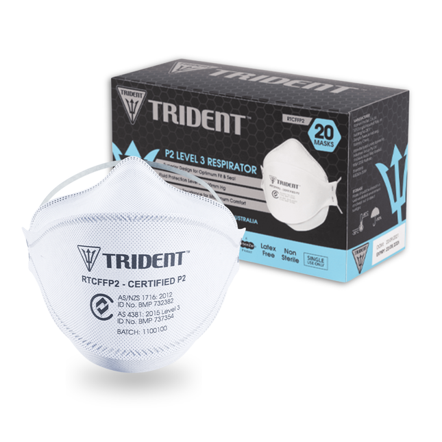 Trident P2 Level 3 Respirator - Headbands - Box of 20s