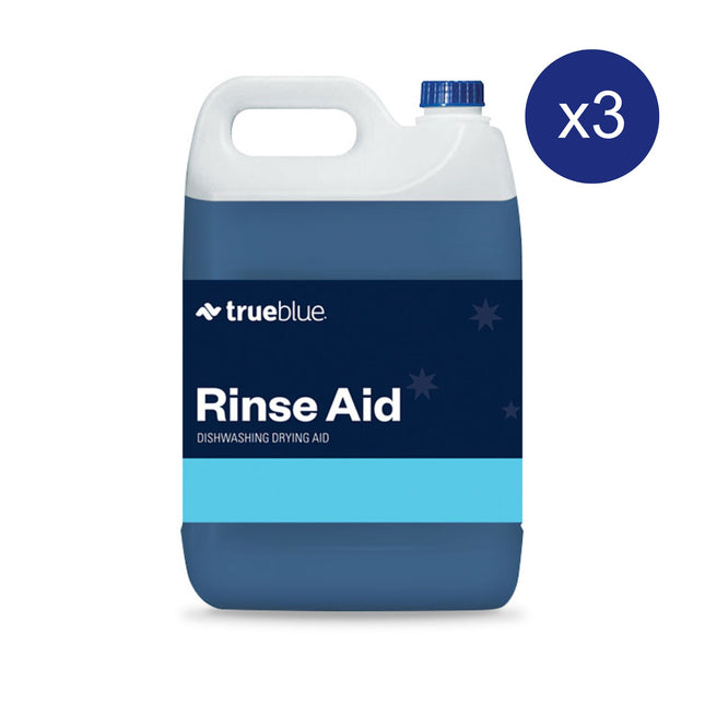 True Blue Rinse Aid Warewash Drying Aid 5L Carton of 3