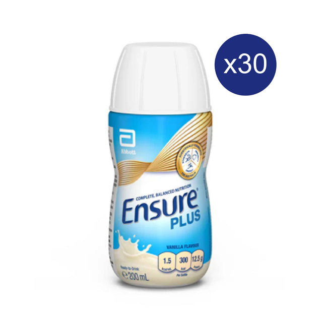 Ensure Plus Vanilla 200mL - carton of 30 bottles