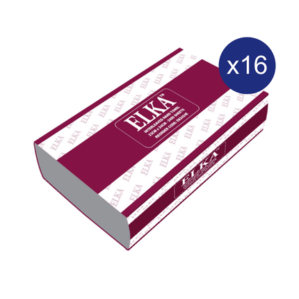 ELKA 2 Ply Executive Interfold Hand Towel 23x23cm carton of 16 packs