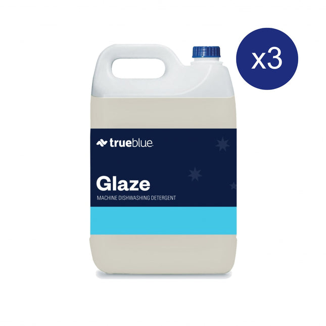 True Blue Glaze machine washing detergent carton of 3x5L bulk buy