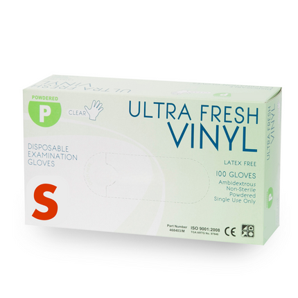 Ultra Fresh Vinyl gloves Product code: 468402/S