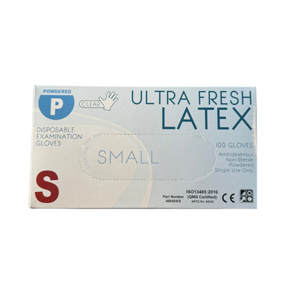 Ultra fresh latex disposable gloves Product code: 468404