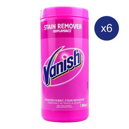 VANISH Powder Fabric Stain Remover 1.85kg - 6 Pack