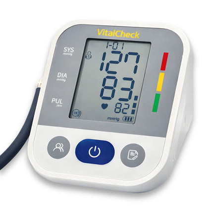 VitalCheck Automatic Blood Pressure Monitor Close Up
