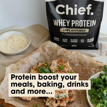 Chief Grass-Fed Whey Protein Powder Unflavoured Uses