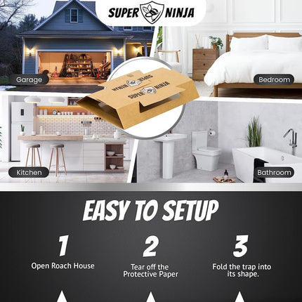 easy to set up cockroach traps
