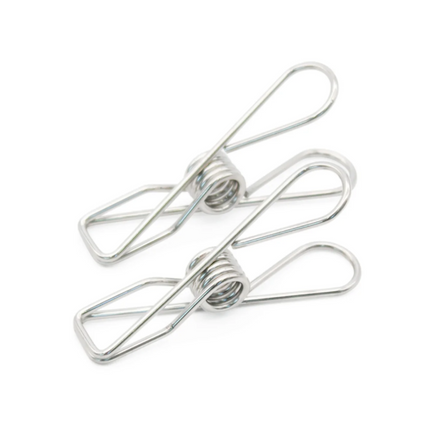 Silver Stainless Steel Pegs