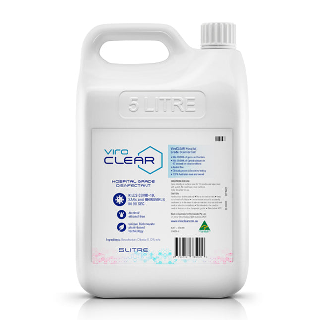 ViroCLEAR 5L surface disinfectant bottle