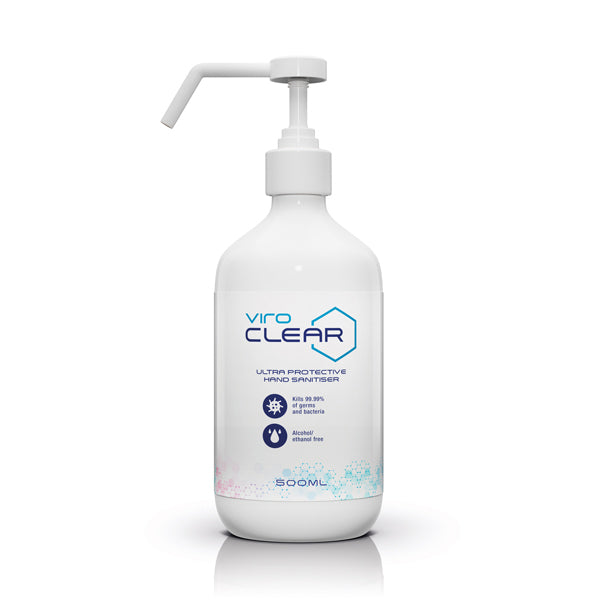 Maintain hygiene at home and office with the ViroCLEAR hand sanitiser 500ml pump bottle
