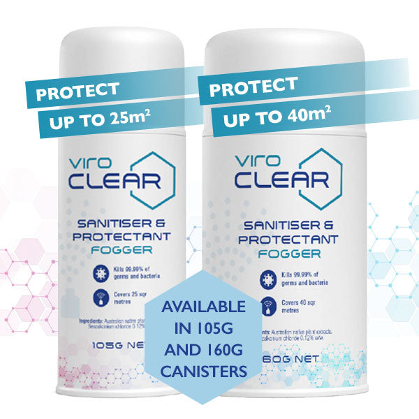 ViroCLEAR Sanitiser & Protectant Disinfectant Fogger – Aussie Pharma Direct